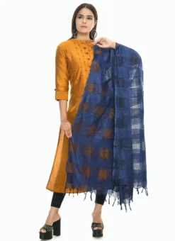 Navy Blue Cotton Dupatta Festive Wear 6 Navy Blue Cotton Dupatta Festive Wear -Mahra Clothing Shop navy blue cotton dupatta dpdmfmfd013 u