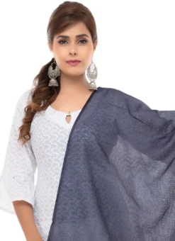 Navy Blue Kota Cotton Dupatta Festive Wear 7 Navy Blue Kota Cotton Dupatta Festive Wear -Mahra Clothing Shop navy blue kota cotton dupatta dpdmfmfd040 b