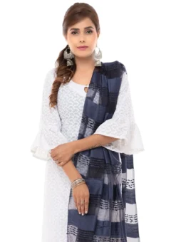 Navy Blue Organza Dupatta After Six Wear 7 Navy Blue Organza Dupatta After Six Wear -Mahra Clothing Shop navy blue organza dupatta dpsdmfd198 b