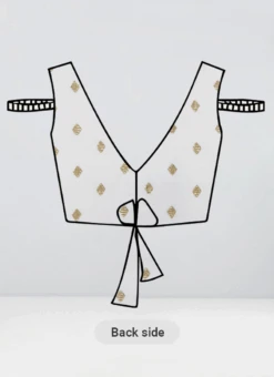 Teen Girls Pink Chanderi Saree N White Embroidered Blouse Festive Wear