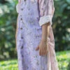 Pink N Lavender Pure Cotton Animal Printed Kurta Pyjama Party Wear
