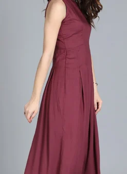 Purple Halter Neck Gown After Six Wear
