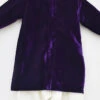 Purple Velvet Classic Sherwani And Off White Pant For Boys Party Wear