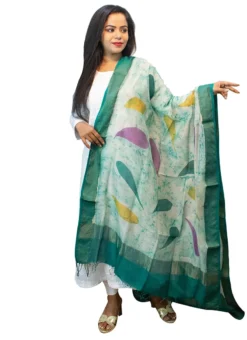 Teal Green With White Art Silk Dupatta Festive Wear -Mahra Clothing Shop teal green with white art silk dupatta dpsoas1082 u