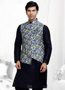 Tricolor Printed Nehru Jacket -Mahra Clothing Shop tricolor printed nehru jacket jkmmdcj392 b