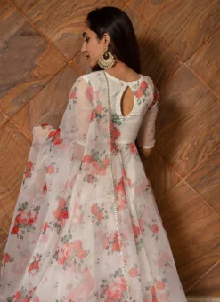 White Pure Organza Printed Anarkali Suit Party Wear 7 White Pure Organza Printed Anarkali Suit Party Wear -Mahra Clothing Shop white pure organza printed anarkali suit sljpjhc2122 b
