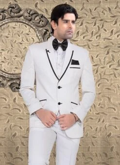 White Terry Rayon Suit -Mahra Clothing Shop white terry rayon suit sumdc3042 b