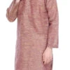 Wine Khadi Cotton Kurta
